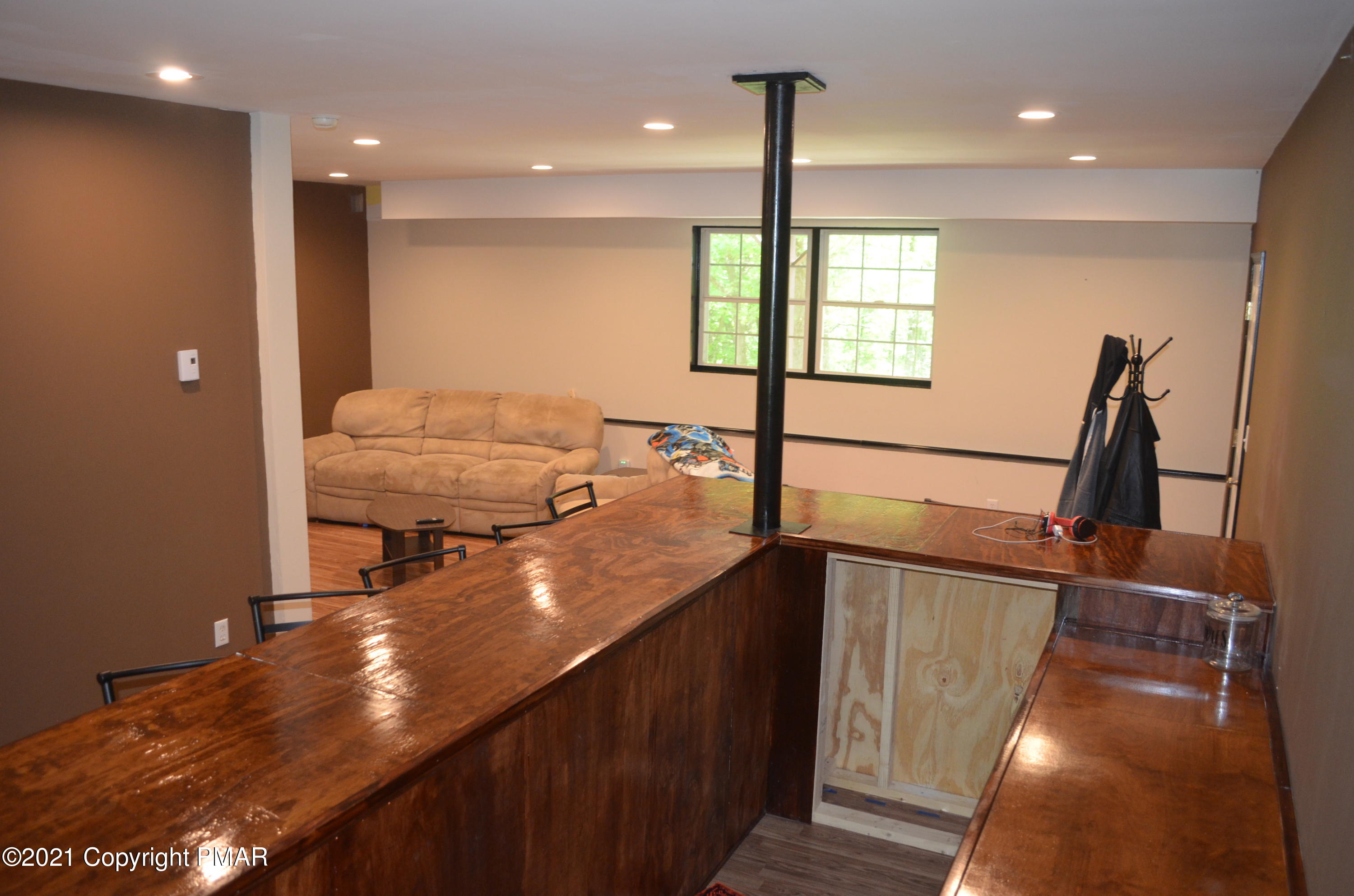 218 Nosirrah Road Albrightsville, PA 18210 - Photo 22 of 32 Downstairs Bar