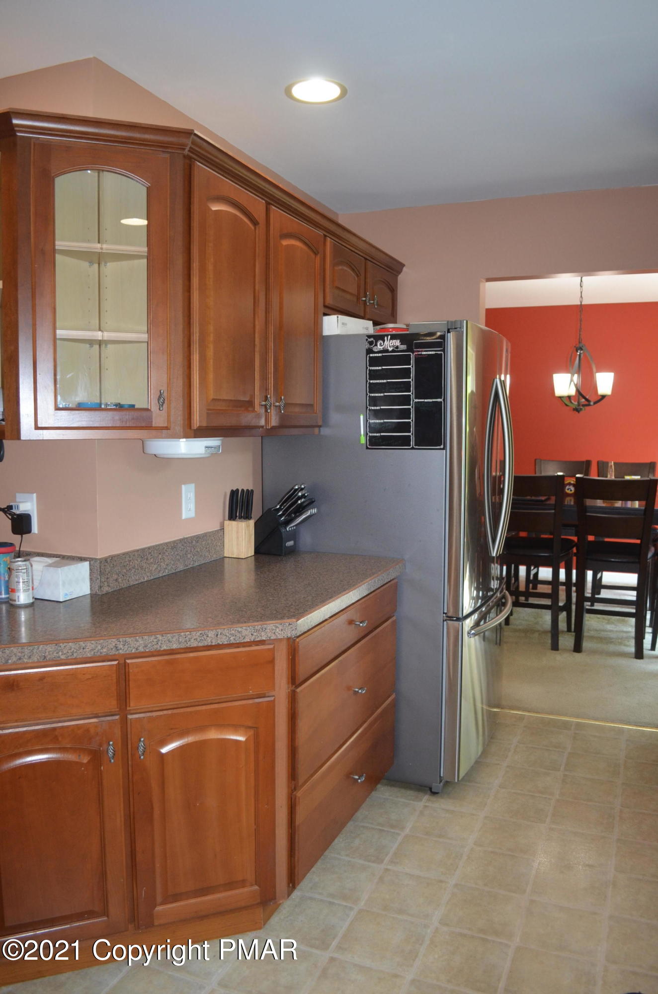 218 Nosirrah Road Albrightsville, PA 18210 - Photo 8 of 32 a kitchen with stainless steel appliances granite countertop a sink and cabinets