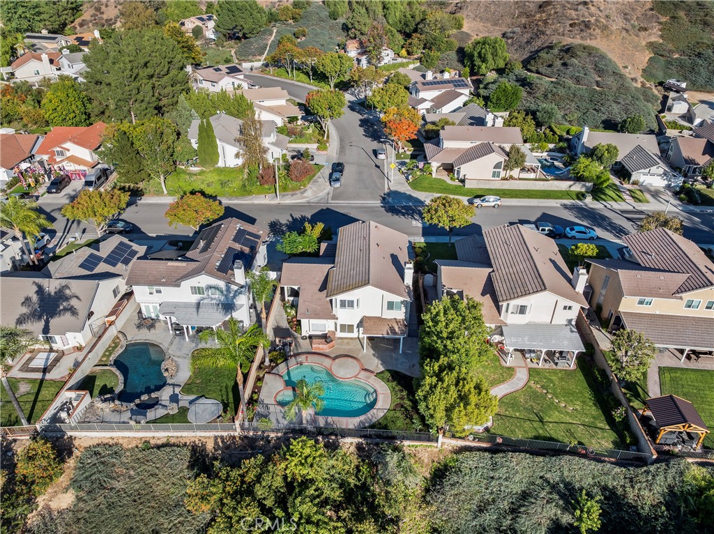 28241 Tamarack Lane Saugus, CA 91390 - Photo 35 of 41 an aerial view of residential houses with outdoor space