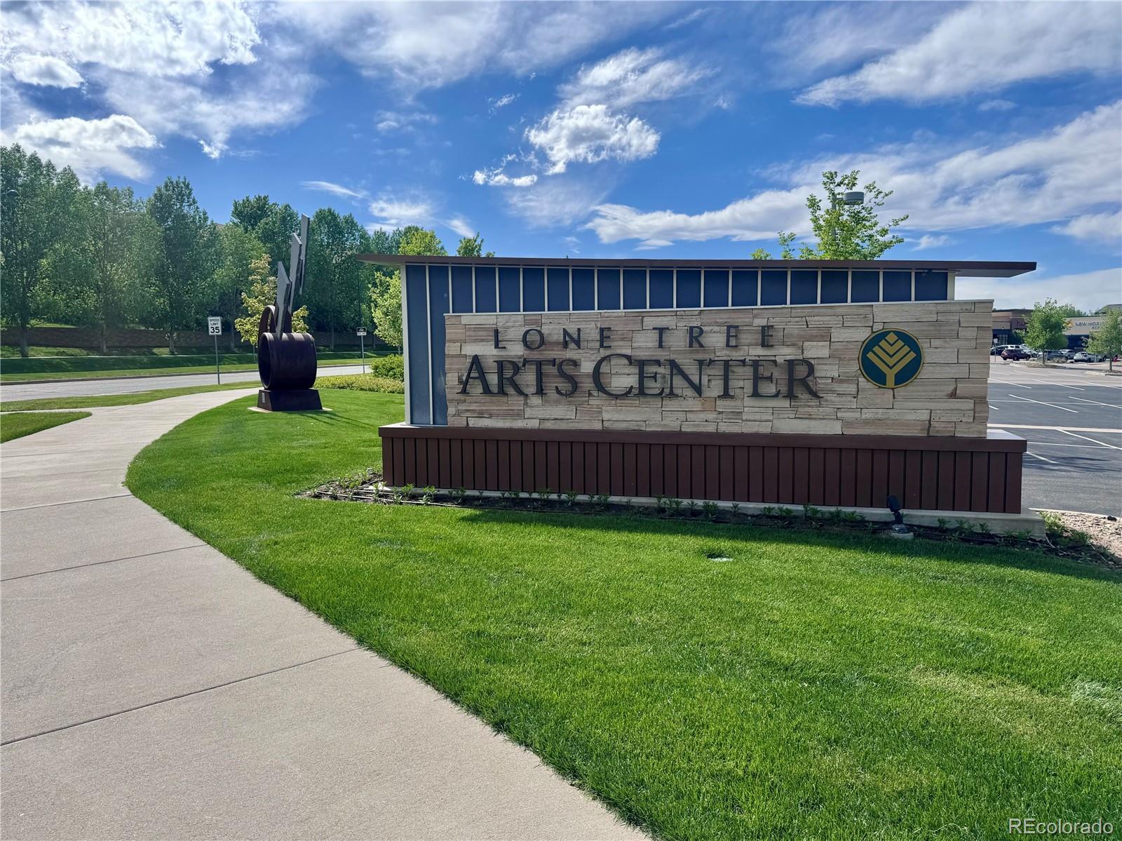 9494 Halstead Lane Lone Tree, CO 80124 - Photo 20 of 23 a view of a sign board with a big yard