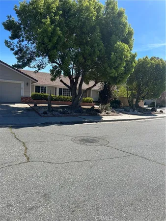 front view of a house with a trees