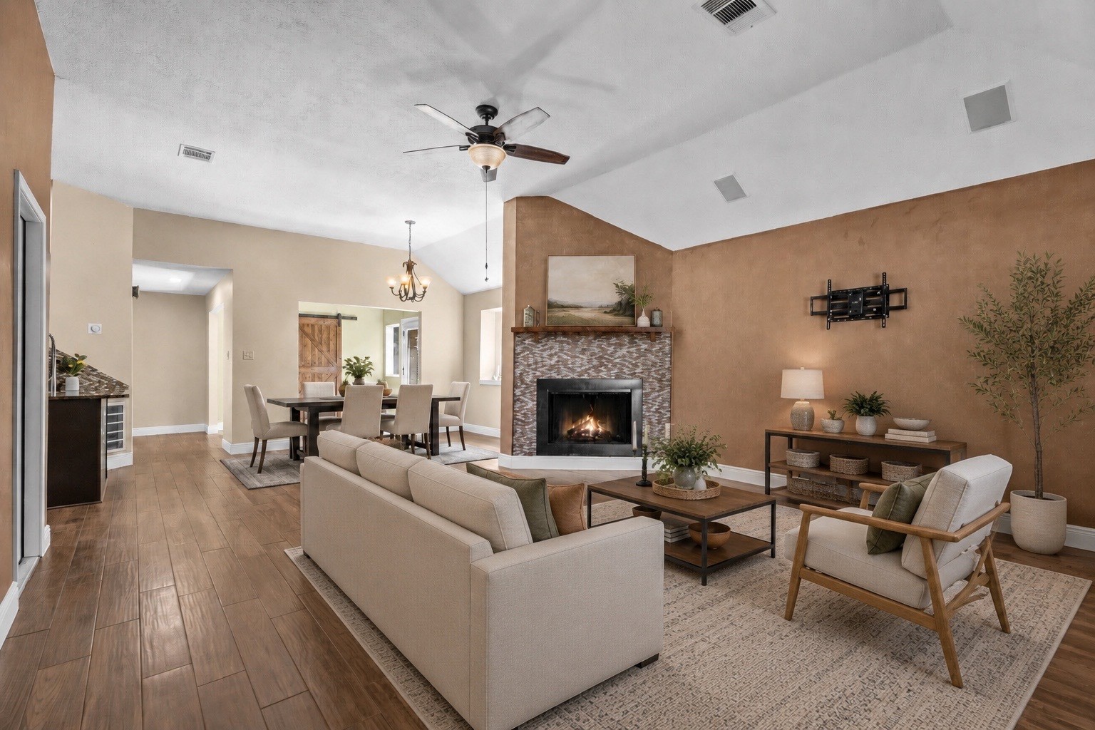 5010 Deer Point Drive Spring, TX 77389 - Photo 14 of 32 Virtually staged living room