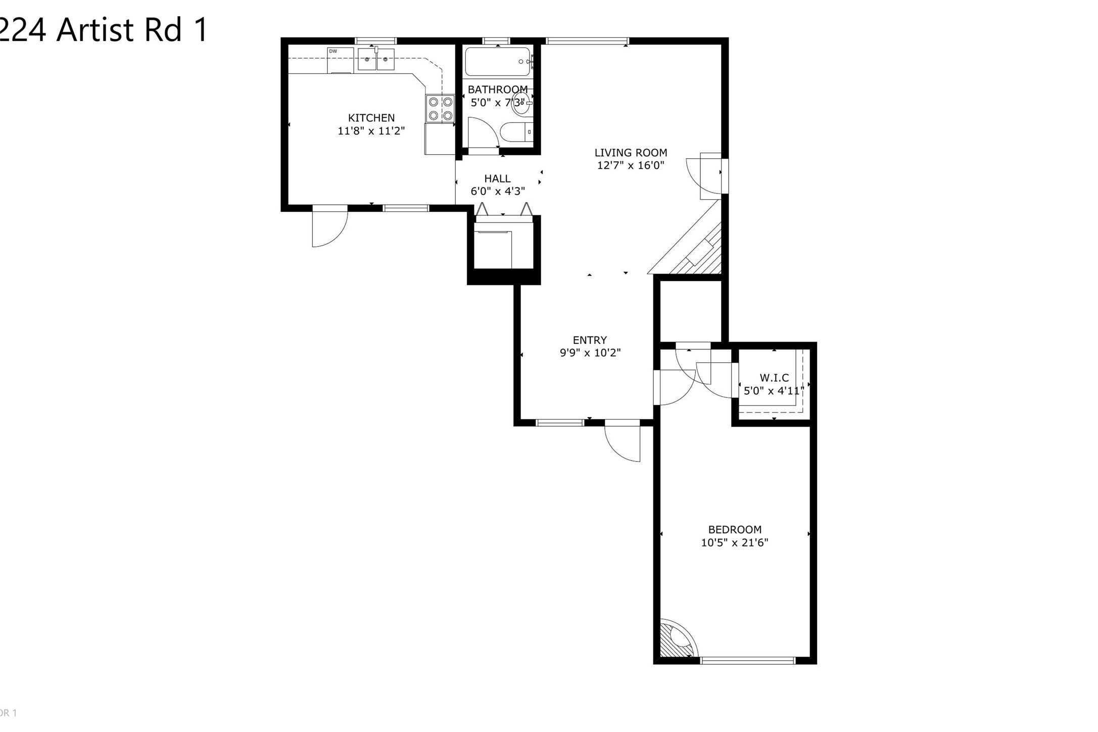 224 Artist Road, Unit 1 Santa Fe, NM 87501 - Photo 22 of 22 Floor Plan