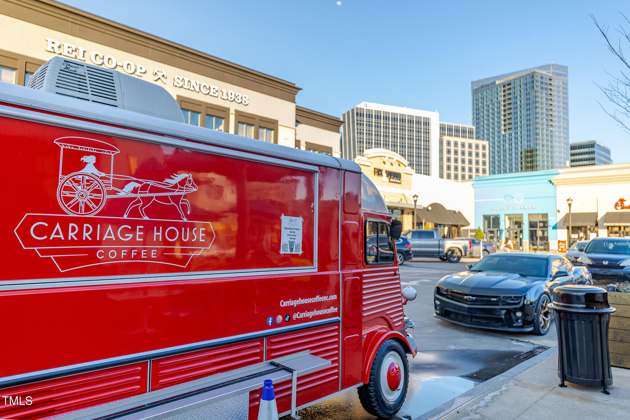 806 Tyrrell Road Raleigh, NC 27609 - Photo 30 of 38 a car park on the side of a building