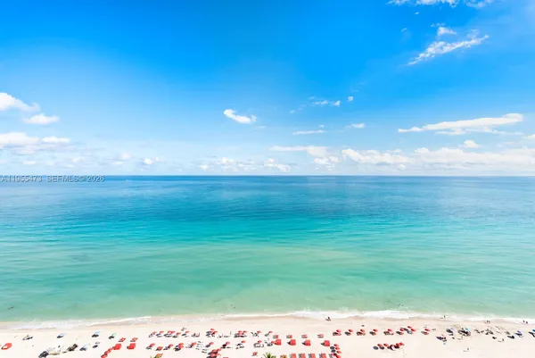 a view of an ocean beach