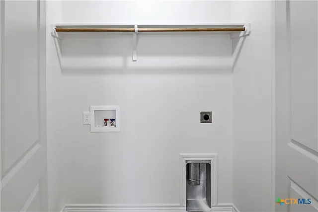 a close view of closet