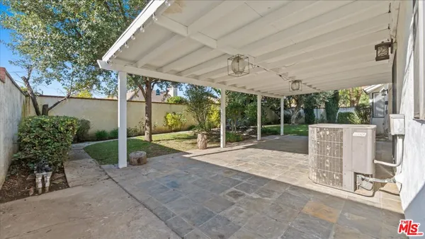 a view of a porch