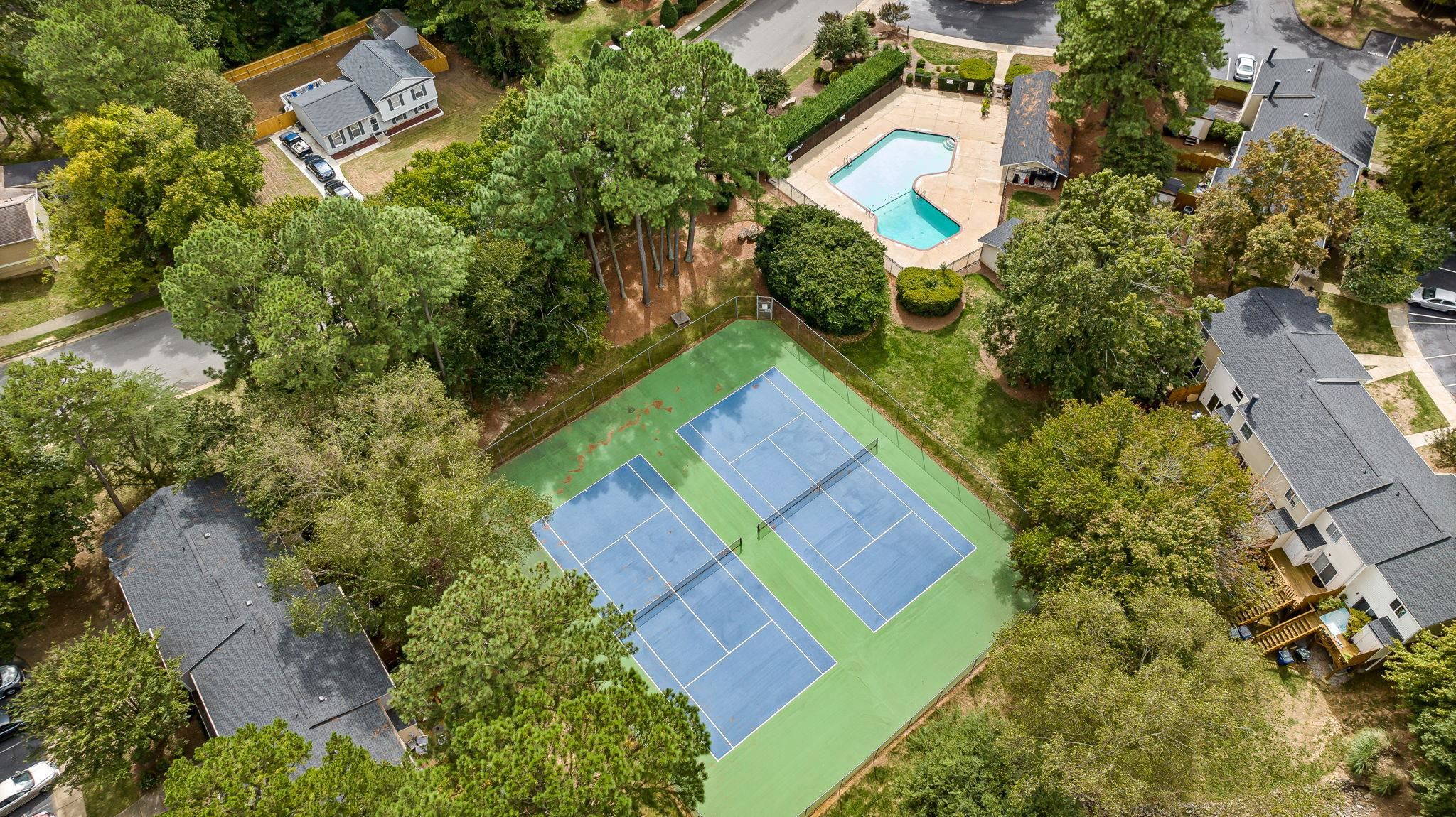 8028 Mourning Dove Road Raleigh, NC 27615 - Photo 35 of 35 an aerial view of a house