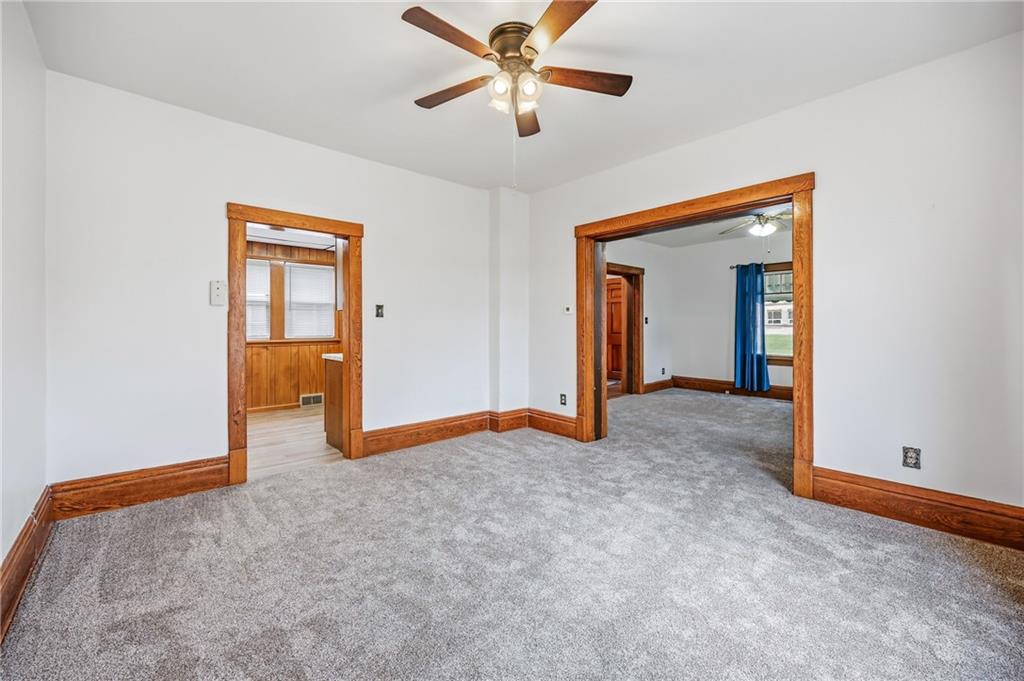 564 Spruce Avenue Sharon, PA 16146 - Photo 9 of 37 a view of a room with a ceiling fan