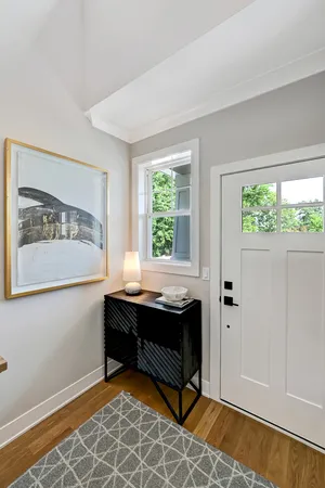 a room with furniture and window