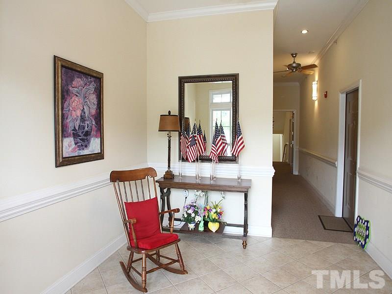Inviting building foyer