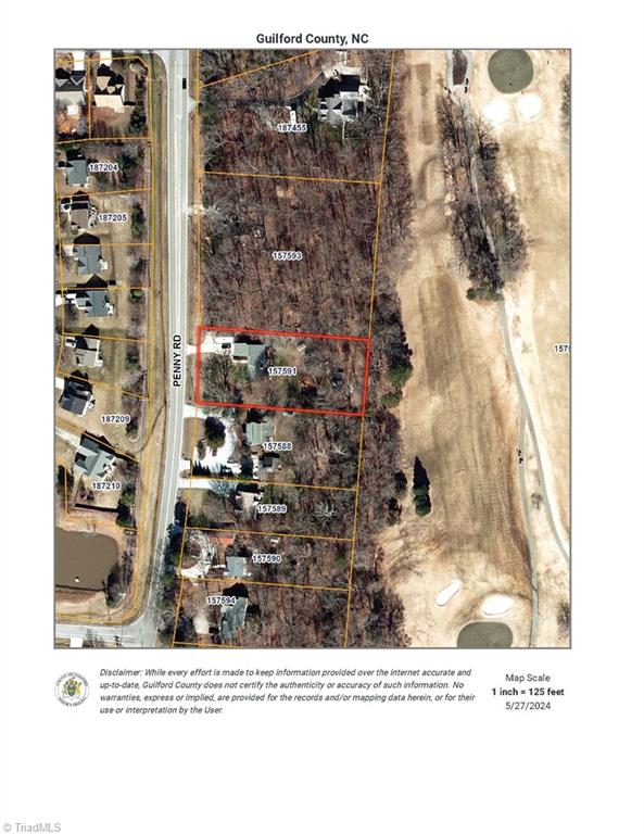1612 Penny Road High Point, NC 27265 - Photo 35 of 46 1612 Penny Road GIS Overhead
