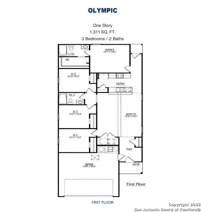 505 Sendera Way Kenedy, TX 78119 - Photo 2 of 5 a picture of a room with a white wall and has a large white wall