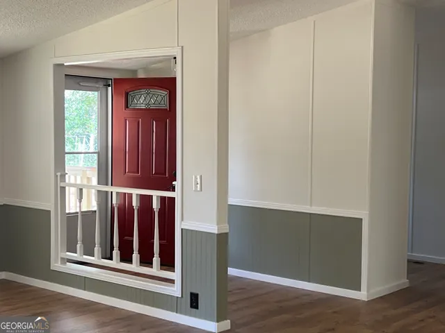 a view of front door