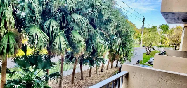 a view of outdoor space with a trees