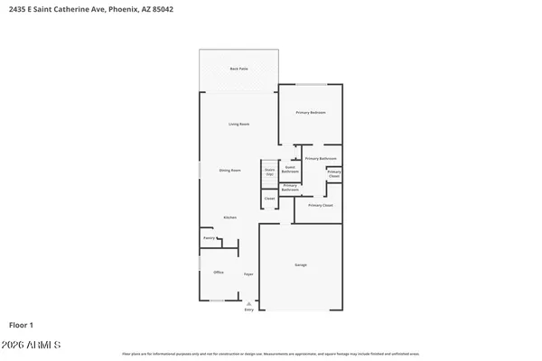 $539,999 | 2435 East Saint Catherine Avenue, Phoenix, AZ 85042