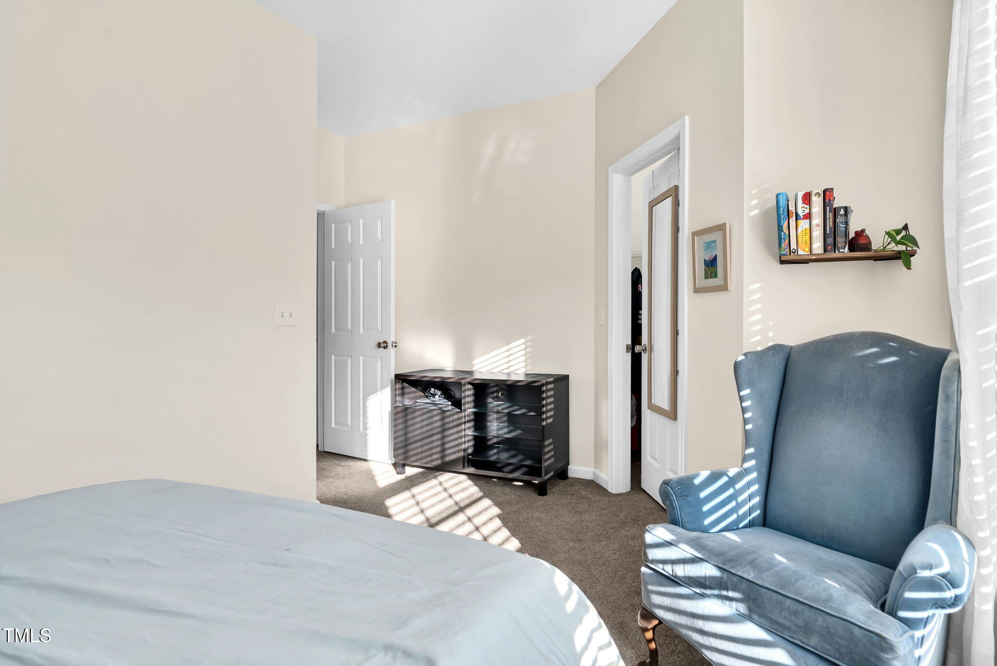 4 Scottish Lane Durham, NC 27707 - Photo 34 of 49 a bedroom with a bed and furniture