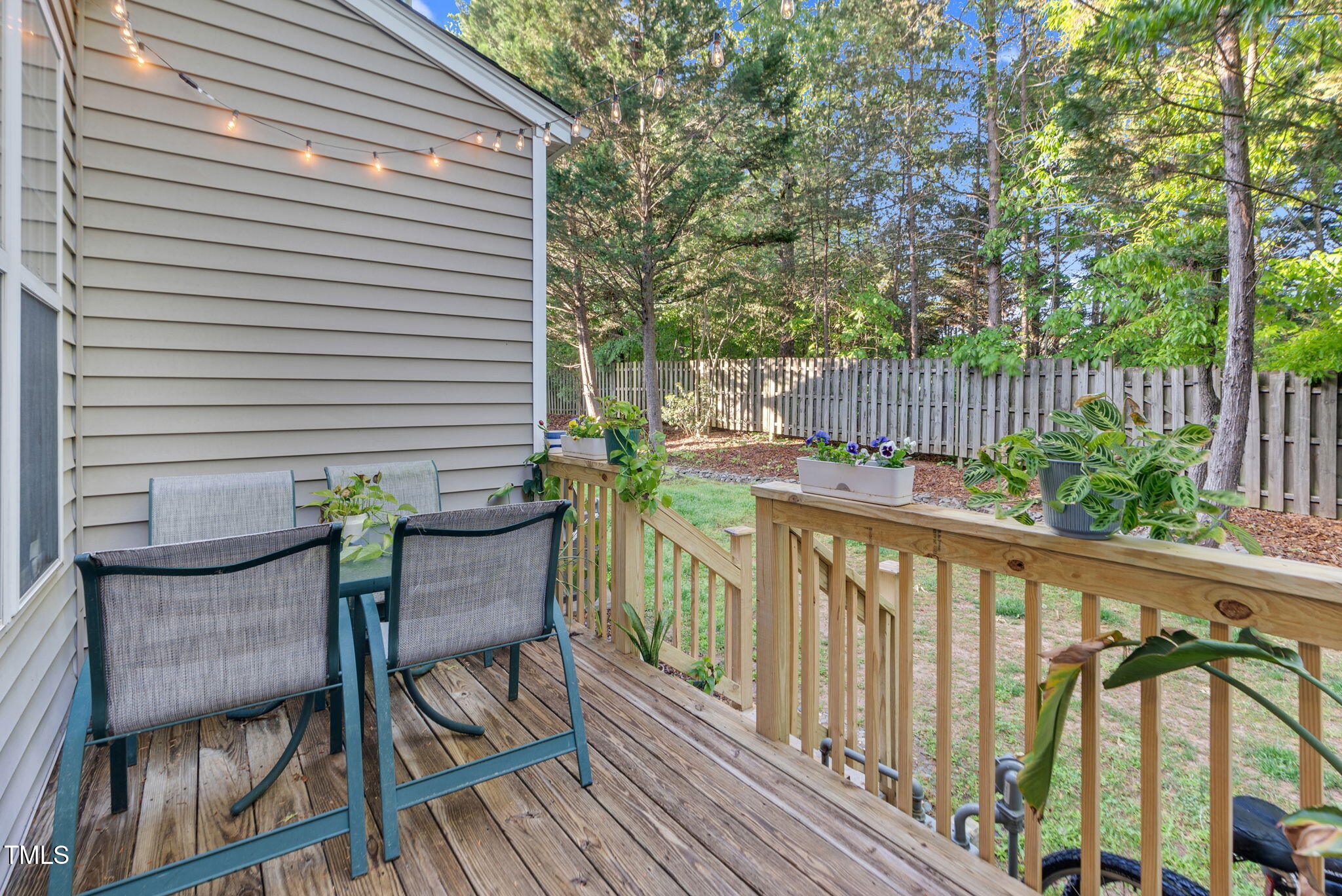 4 Scottish Lane Durham, NC 27707 - Photo 43 of 49 a view of balcony with wooden floor and outdoor seating