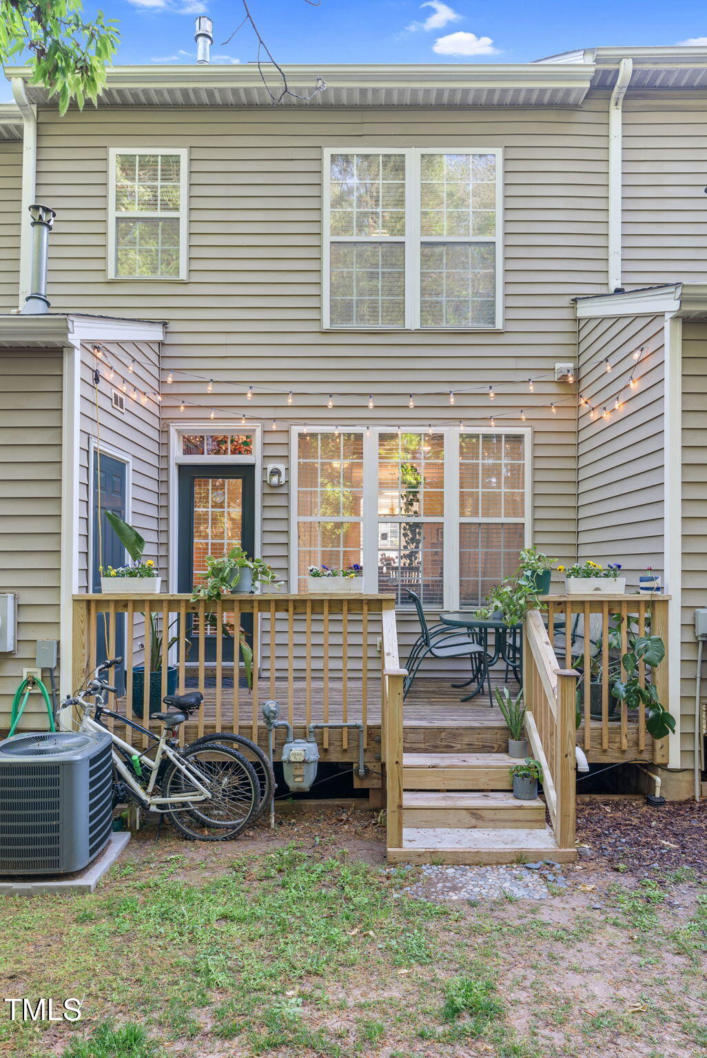 4 Scottish Lane Durham, NC 27707 - Photo 46 of 49 a view of a house with a patio and a yard