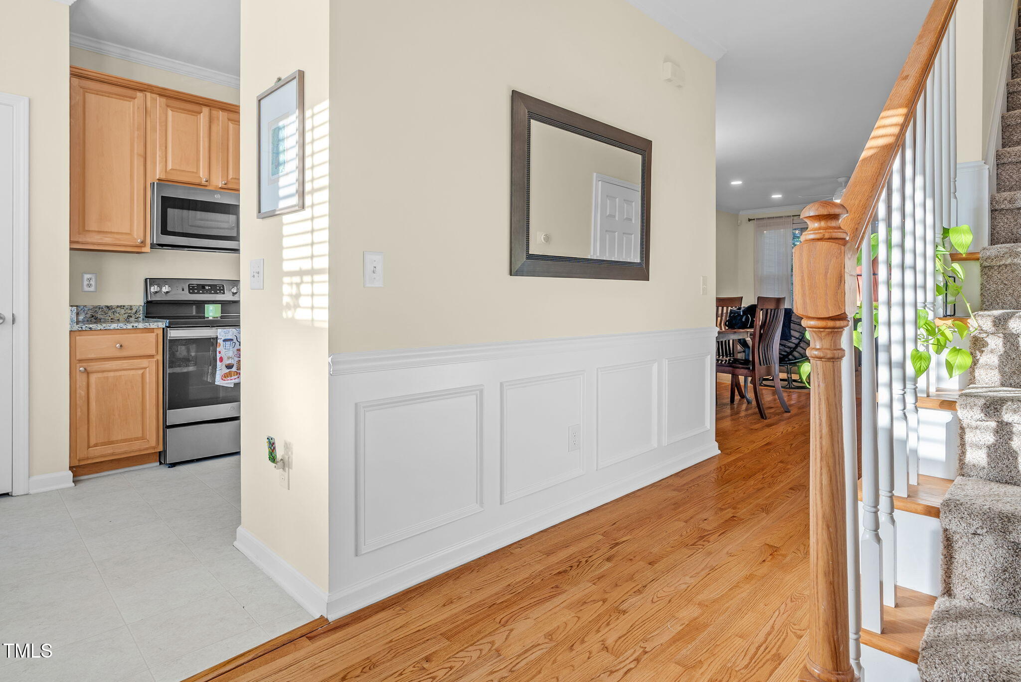 4 Scottish Lane Durham, NC 27707 - Photo 6 of 49 a view of a kitchen from the hallway