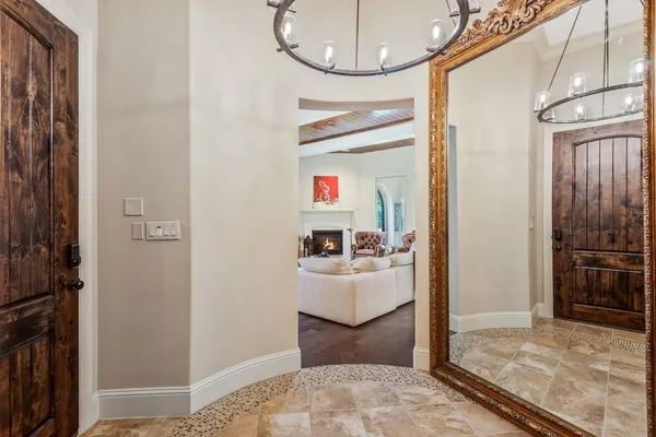 a very nice looking room with a fireplace