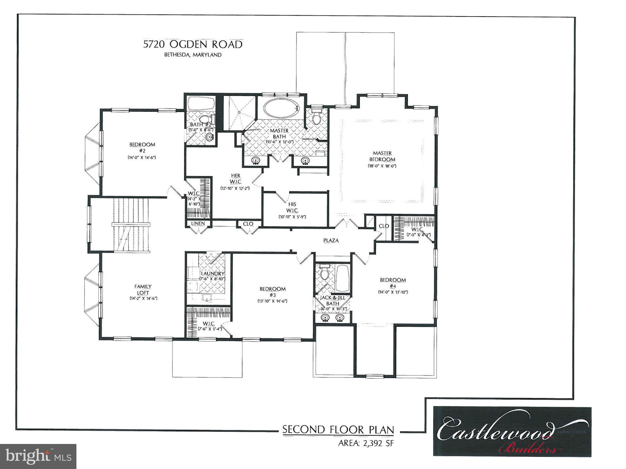 5720 Ogden Road Bethesda, MD 20816 - Photo 20 of 30 2nd Level layout