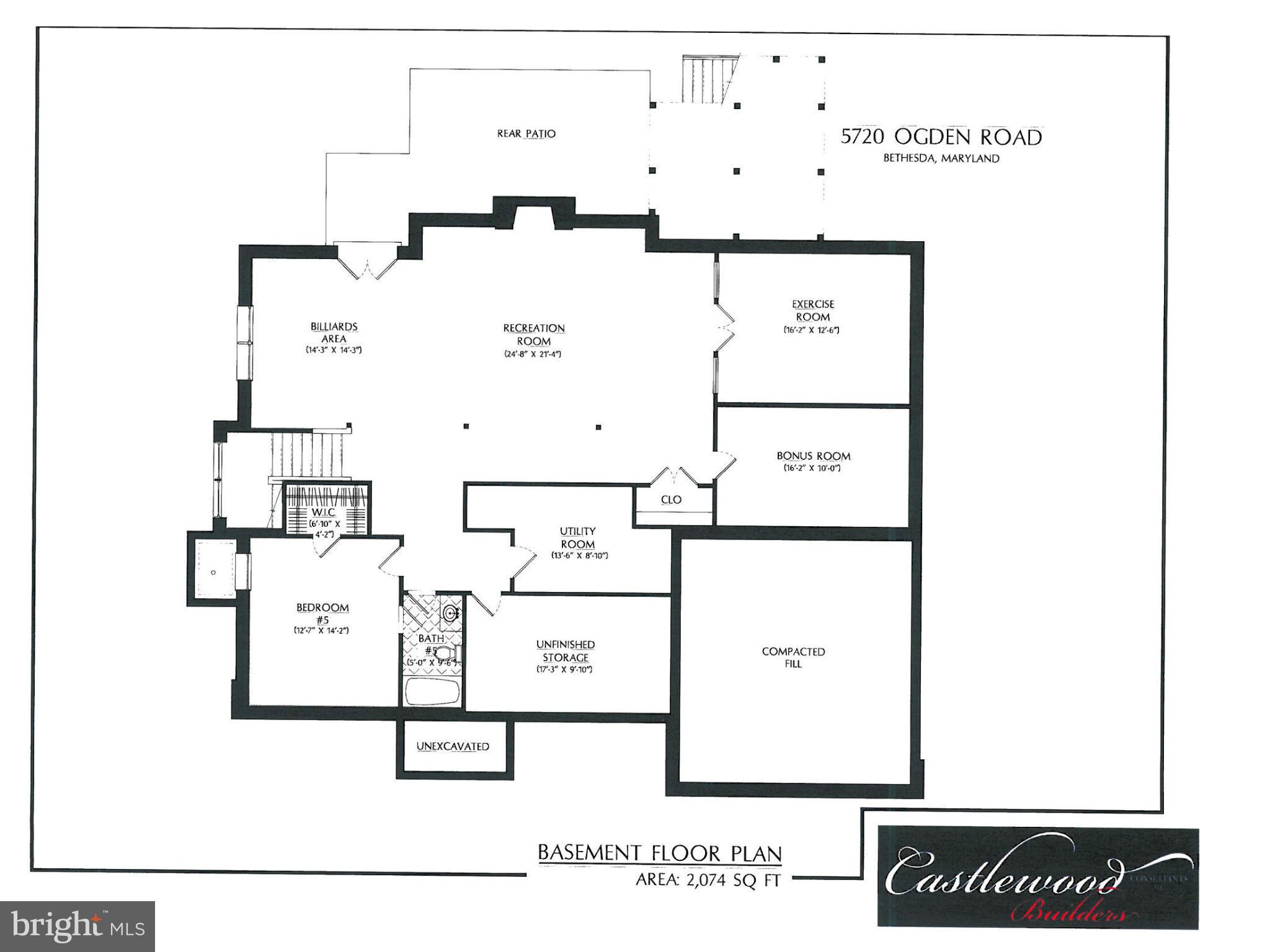 5720 Ogden Road Bethesda, MD 20816 - Photo 28 of 30 Lower Level layout