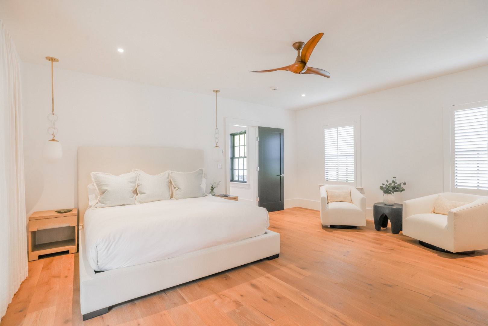 12 Derrymore Road Nantucket, MA 02554 - Photo 19 of 35 a bedroom with a bed couch and window