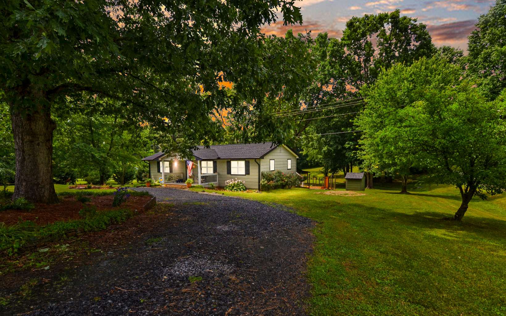 483 Parker Road Ellijay, GA 30536 - Photo 31 of 33 a view of a house with a yard