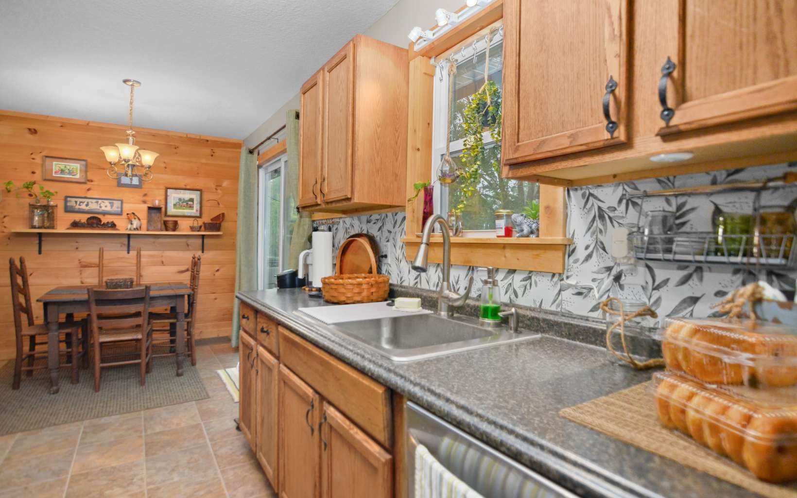 483 Parker Road Ellijay, GA 30536 - Photo 8 of 33 a kitchen with stainless steel appliances granite countertop a sink and a stove