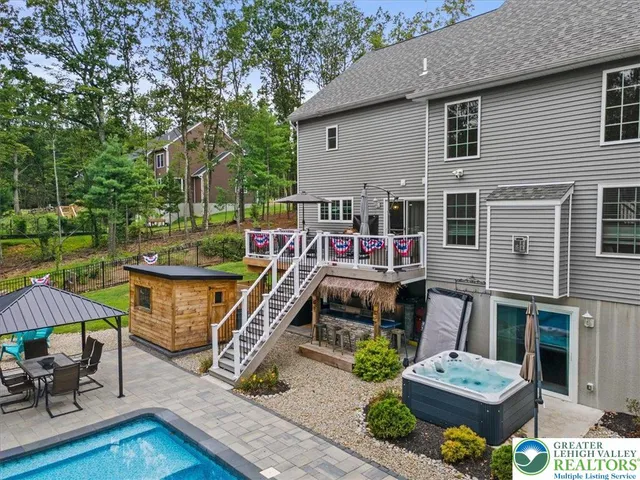 a view of outdoor space and front view of a house
