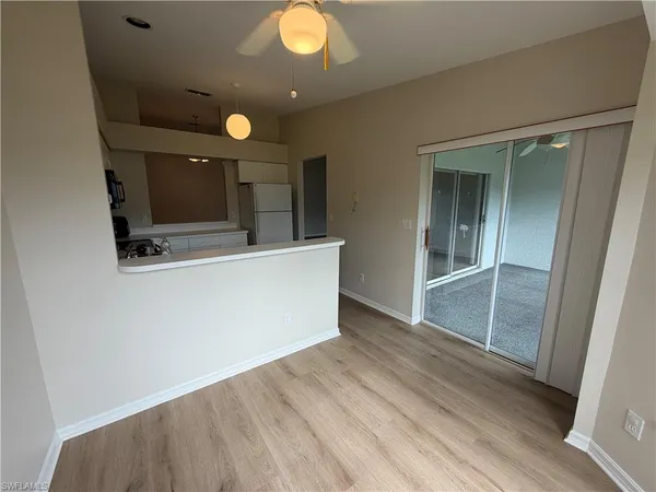 wooden floor in a room