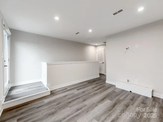 a view of city from a balcony