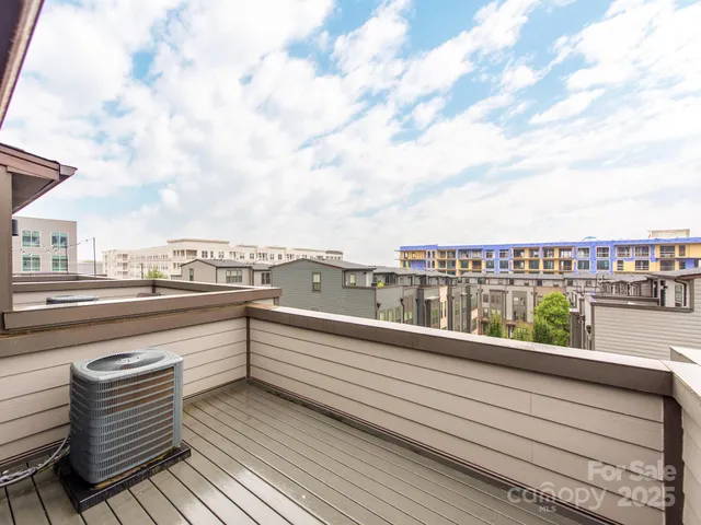 a view of balcony with city view