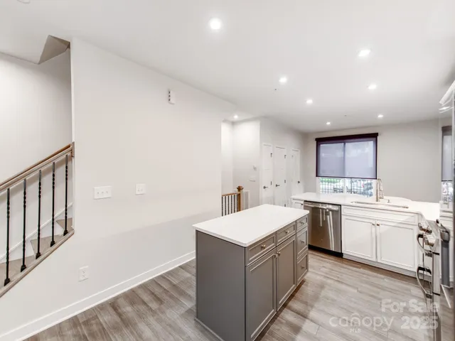 a living room with a wooden floor