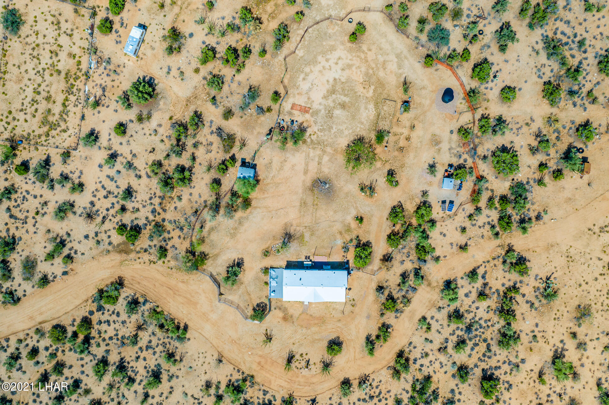 19622 South Cheyenne Road Yucca, AZ 86438 - Photo 51 of 65 19622CheyenneRdSDrone_07