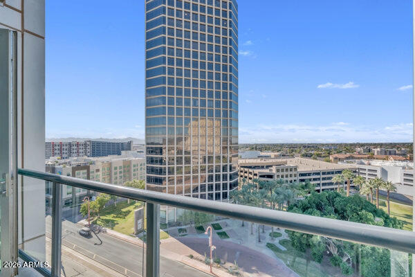 1 East Lexington Avenue, Unit 809 Phoenix, AZ 85012 - Photo 33 of 44 a view of a balcony with city view