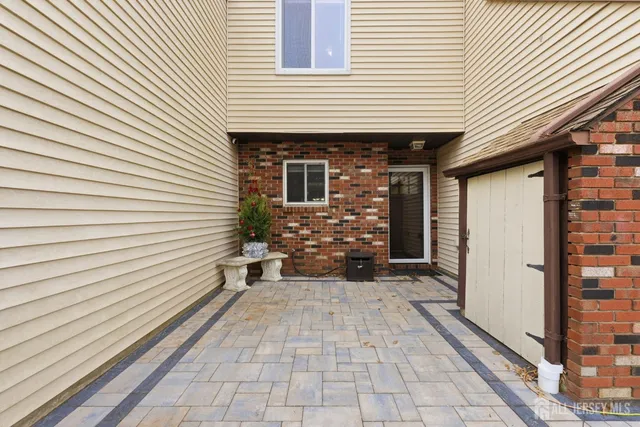a view of a house with a garage