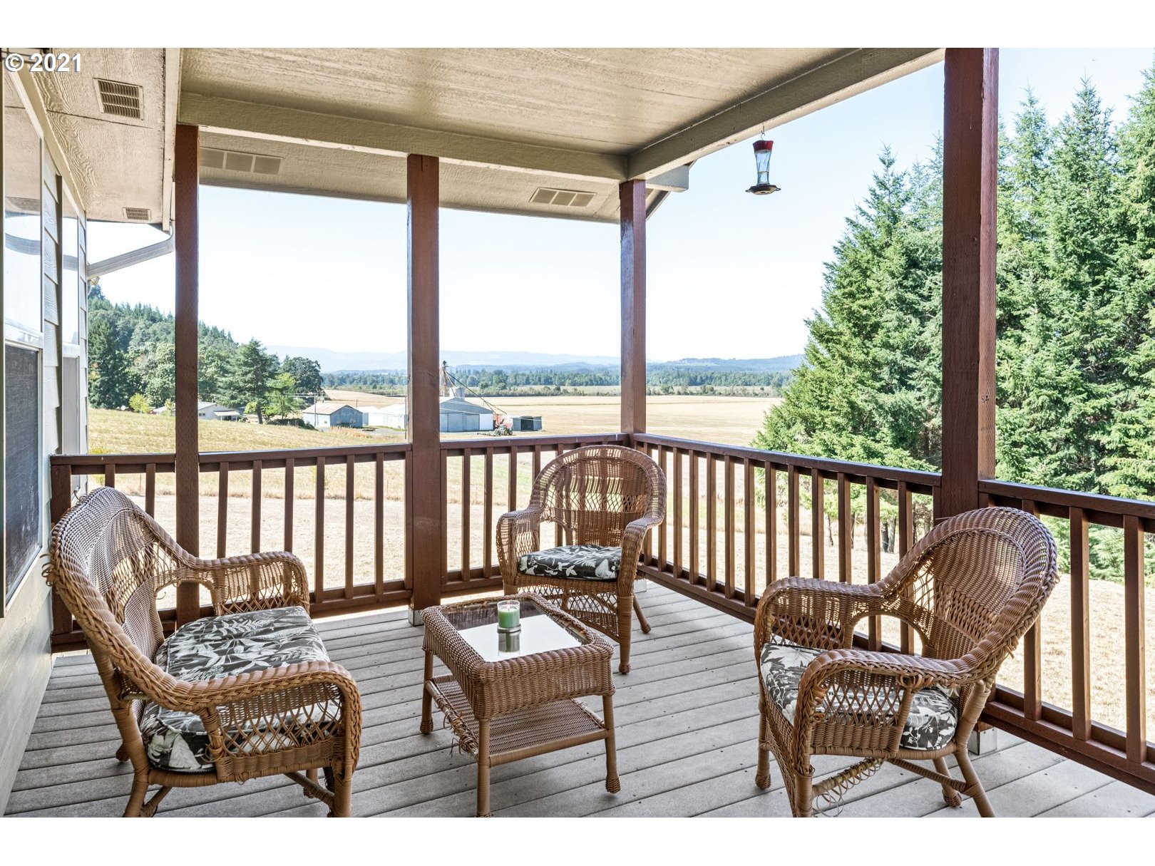 11820 Simpson Road Monmouth, OR 97361 - Photo 3 of 20 a balcony view with a couple of chairs