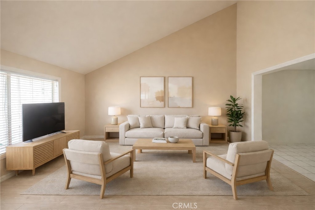 915 South Sarah Way Anaheim, CA 92805 - Photo 3 of 41 Living room virtually staged
