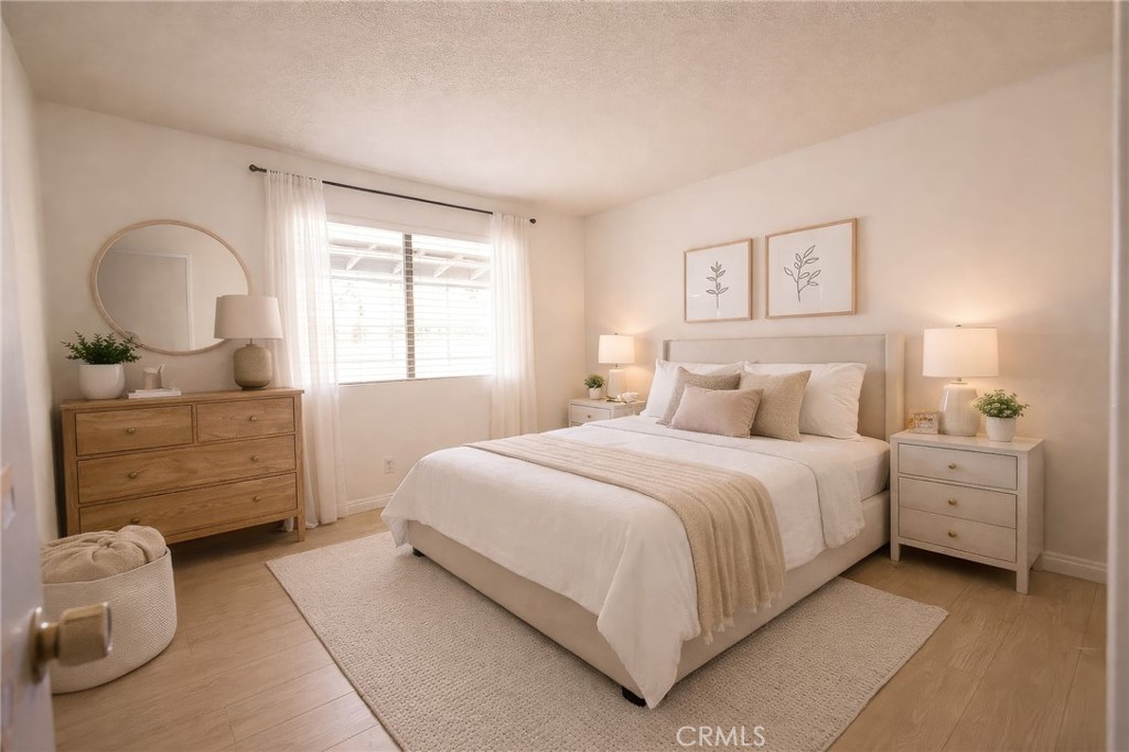 915 South Sarah Way Anaheim, CA 92805 - Photo 5 of 41 Master bedroom virtually staged