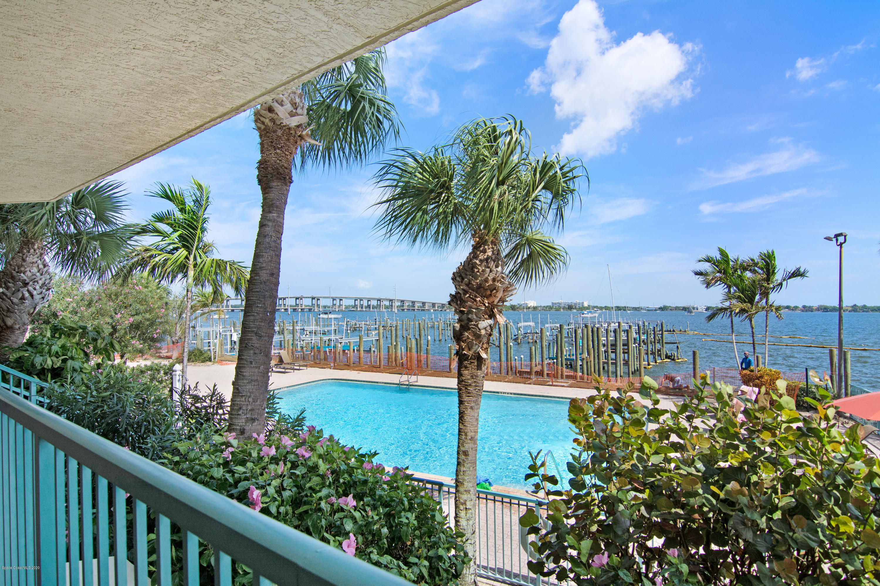 102 Riverside Drive, Unit 304 Cocoa, FL 32922 - Photo 3 of 49 a view of lake from a balcony