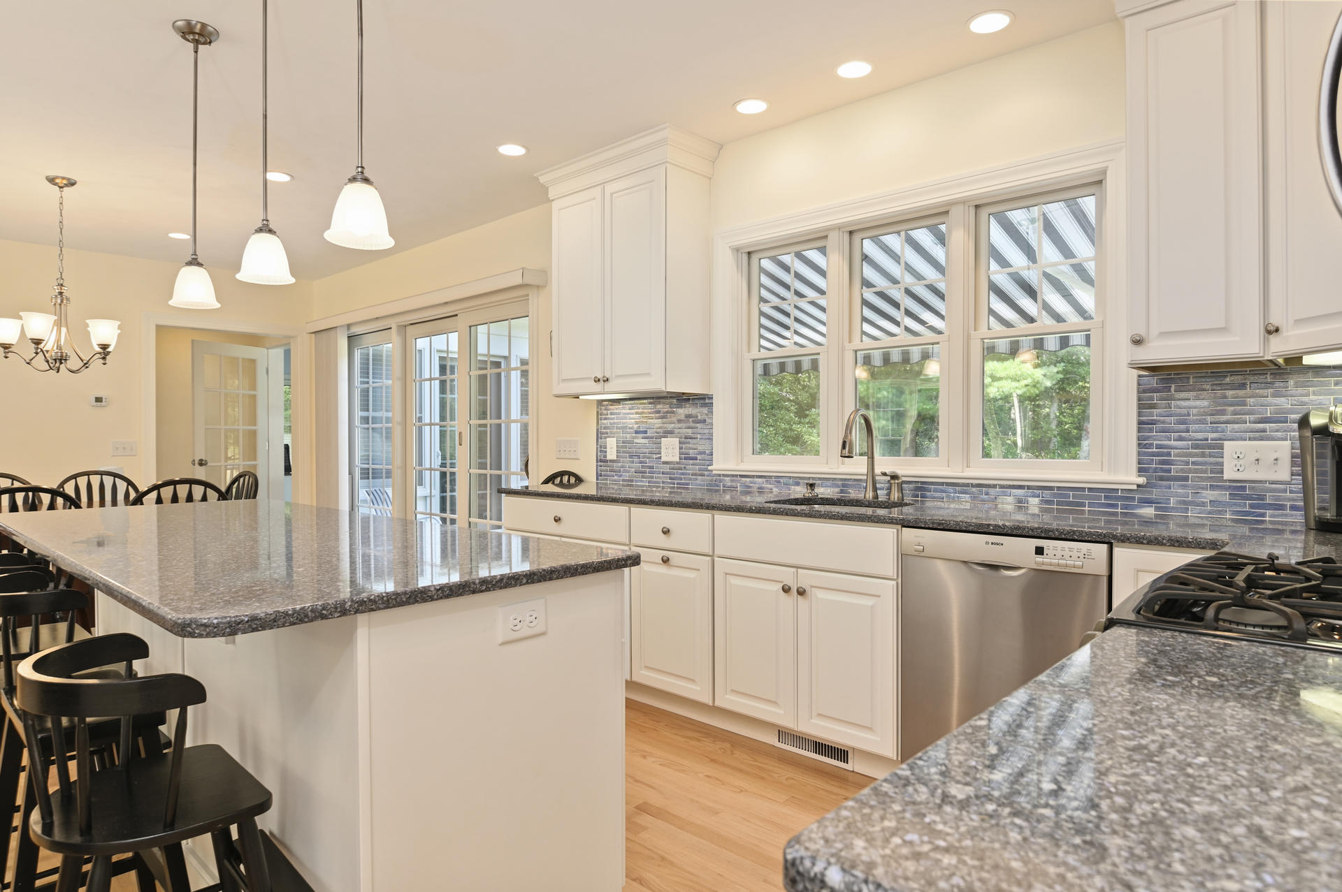 24 Pasture Road Cataumet, MA 02534 - Photo 7 of 24 a kitchen with lots of counter top space and a window