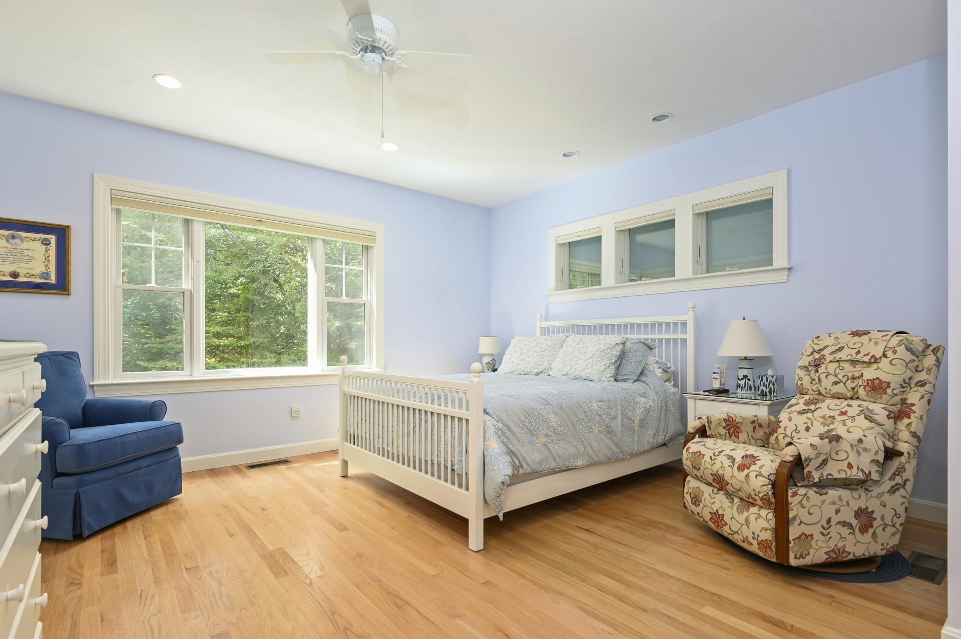 24 Pasture Road Cataumet, MA 02534 - Photo 10 of 24 a bedroom with furniture and a large window