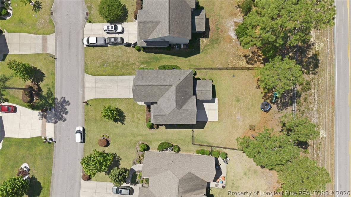 886 Micahs Way North Spring Lake, NC 28390 - Photo 49 of 50 an aerial view of a house with outdoor space
