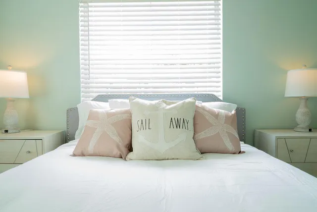 a very nice looking bedroom with a bed