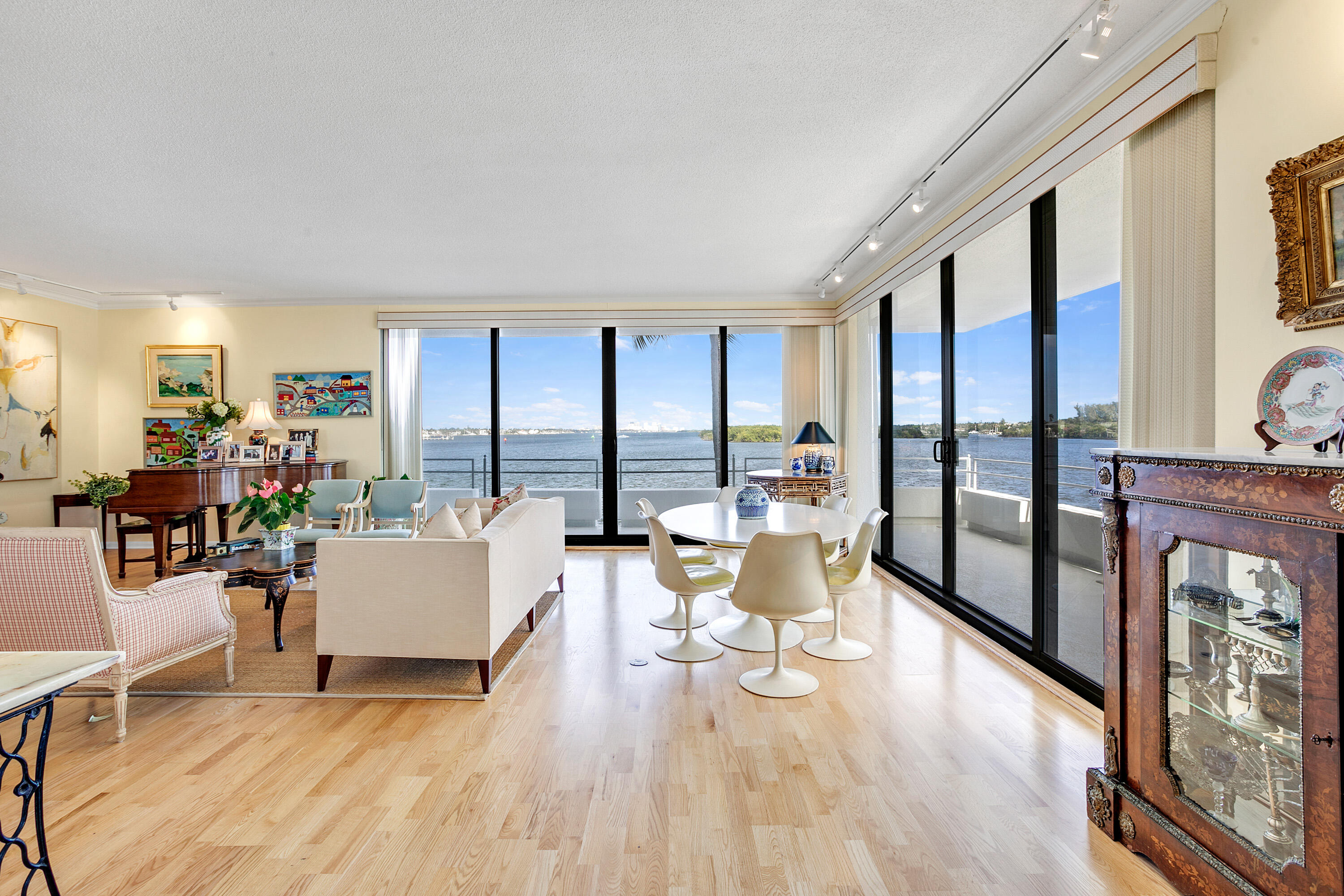 2150 Ibis Isle Road, Unit 7 Palm Beach, FL 33480 - Photo 1 of 49 Living Room with Intracoastal Views