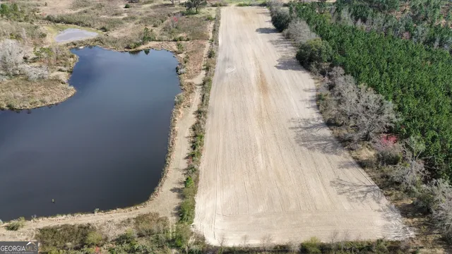 a view of a lake with outdoor space