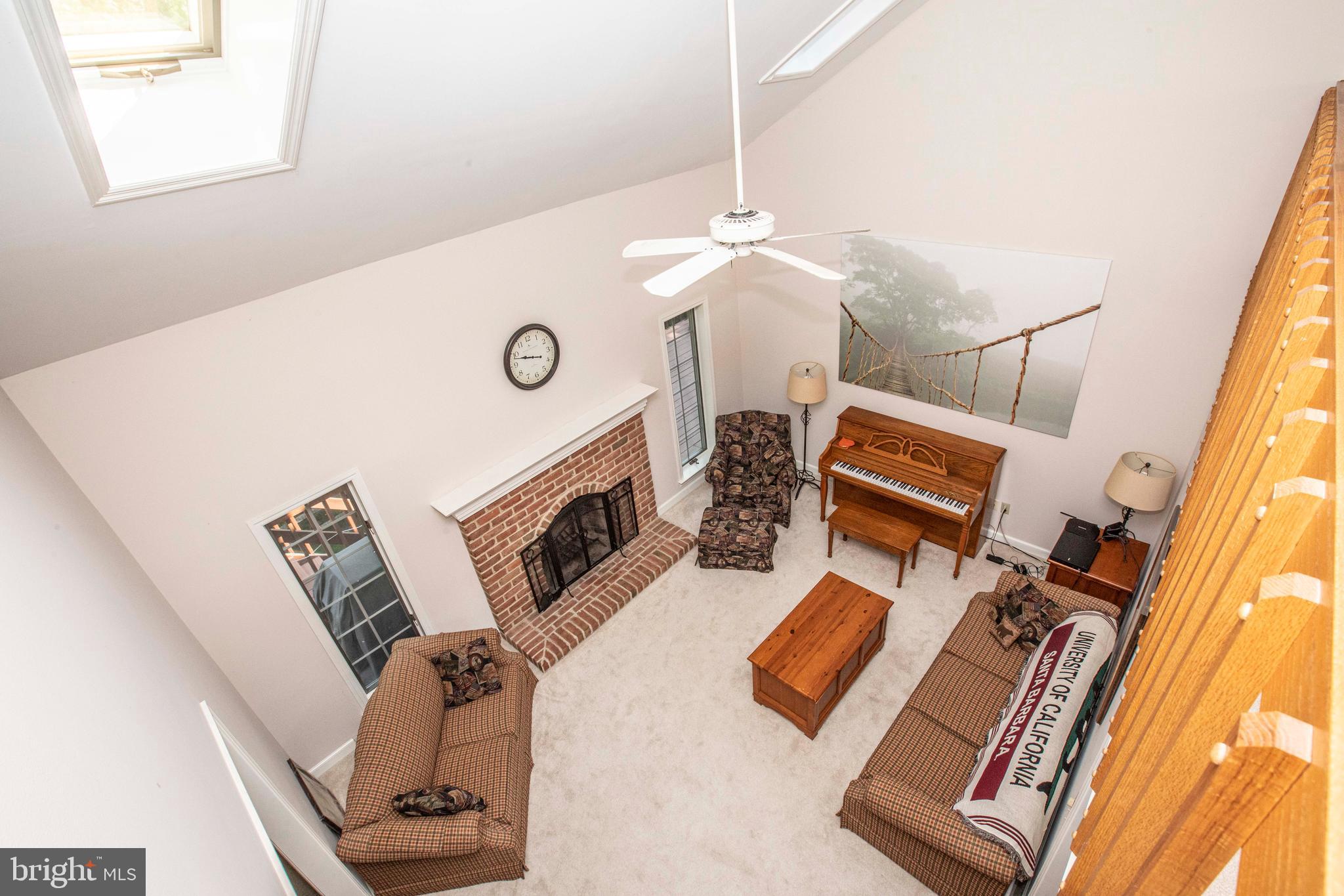 6 Sandy Way Reading, PA 19607 - Photo 50 of 76 Upstairs hallway looking down on the living room.