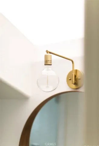 a close view of bathroom sink with a tap